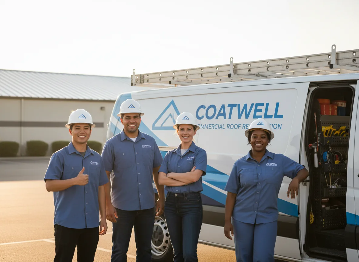 Commercial roof coating company in Onley, VA