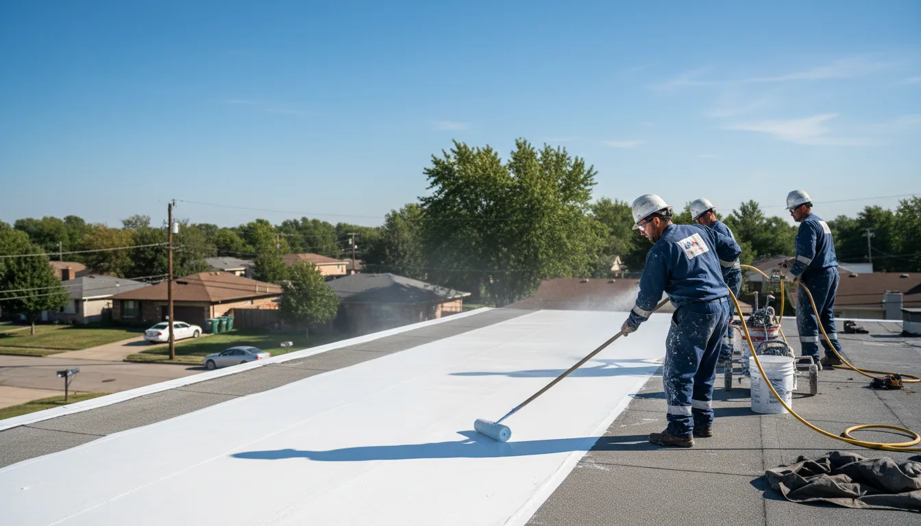 Commercial roof coating in Onley, VA near me